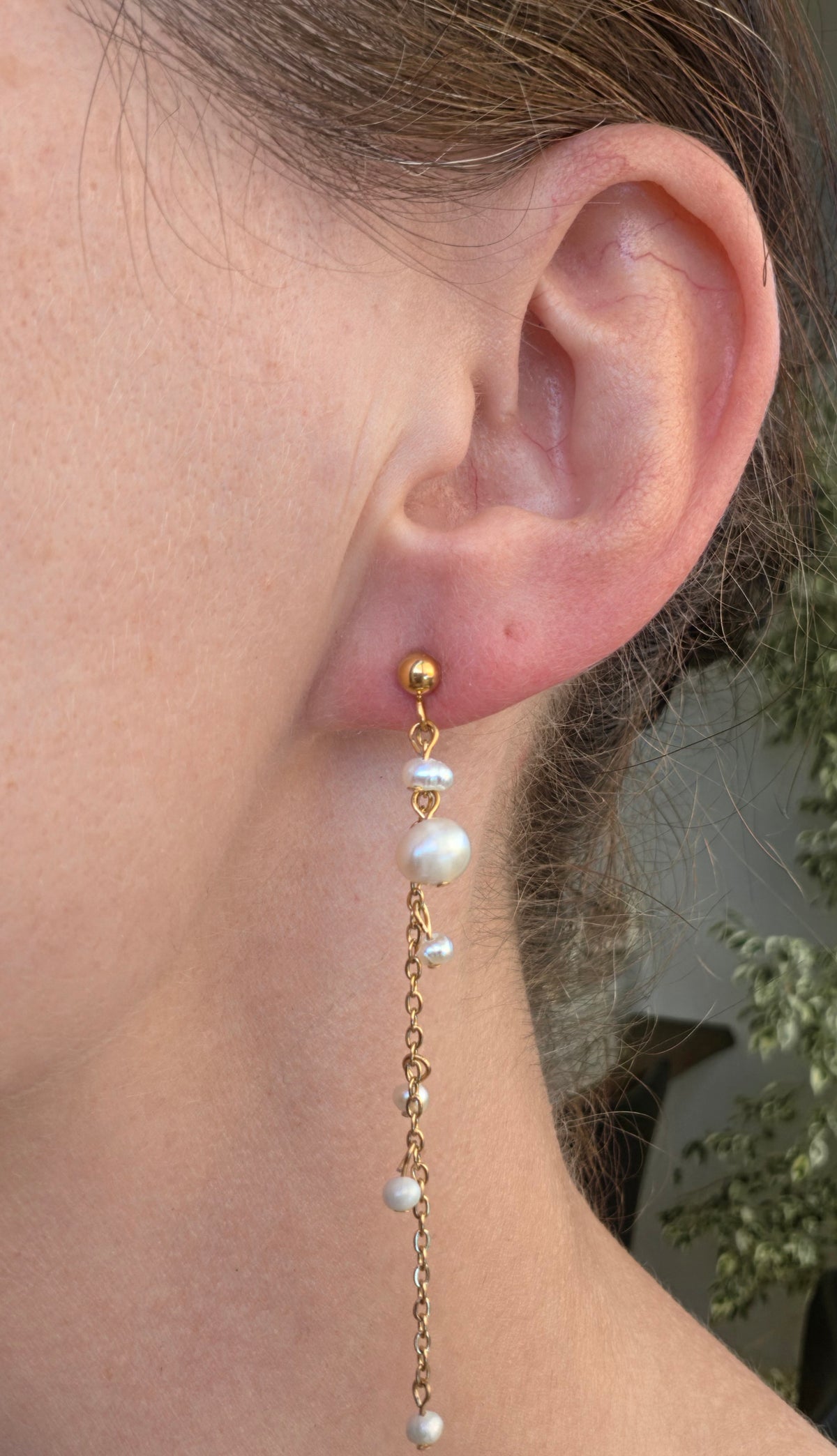 Pearl drop øreringe