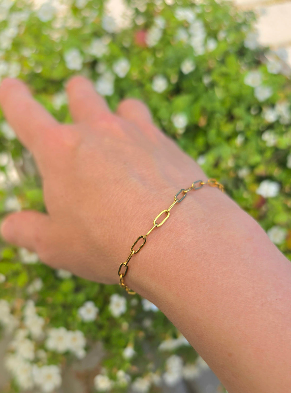 Paperclip armbånd